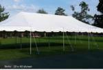 20' x 60' pole tent -  sectional